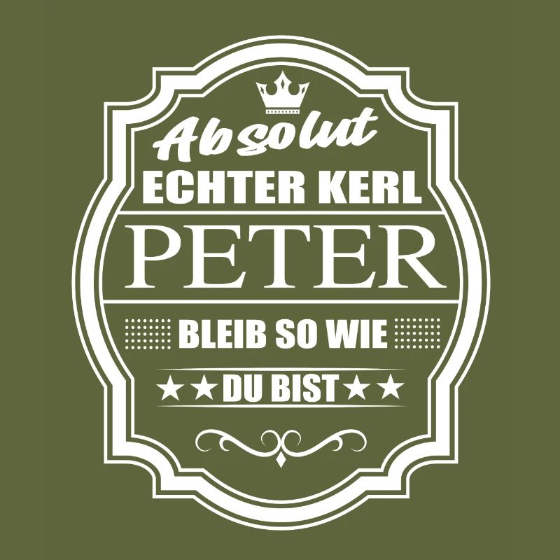 Absolument vrai gars, Peter, reste comme tu es