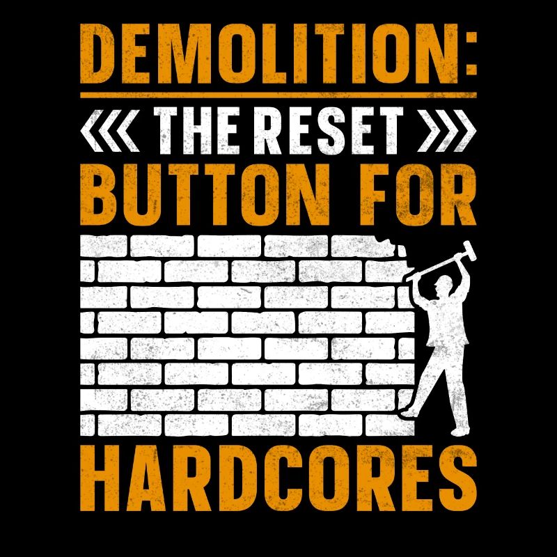 Funny House Demolition Day Bouton de réinitialisation de la démolition