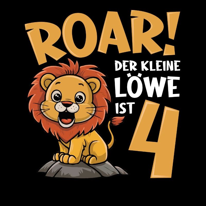 4. Geburtstag Junge Löwe