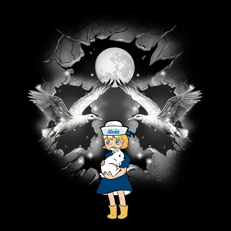 mystisch maritim Mädchen Möwen Matrose Möwe