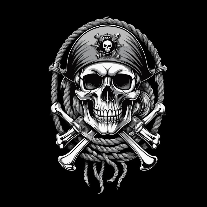 Drapeaux de pirate crâne Jolly Roger costume de pirate