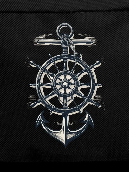 Maritime Compass Anchor Symbol