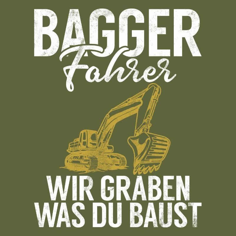 Excavator Driver Funny Construction Worker Profession Excavator