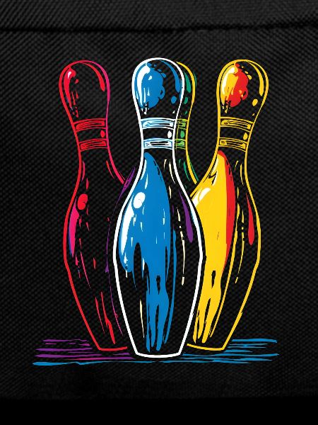 Oldschool Bowling Zeichnung