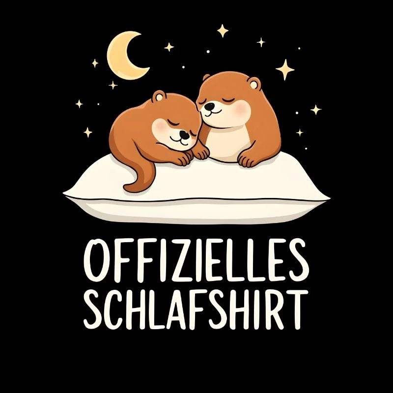 Official Otter Pair Sleep Shirt
