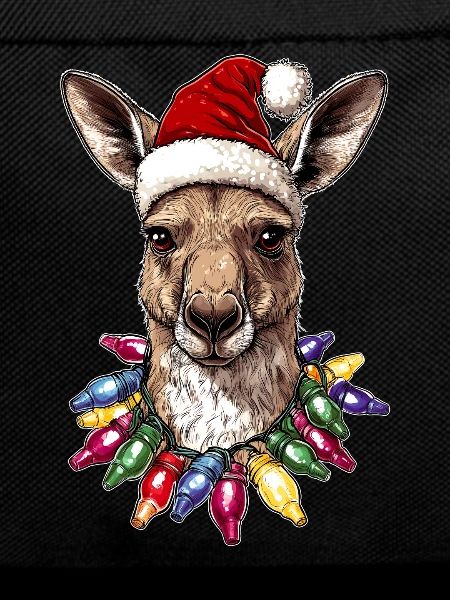 Kangaroo Australia Christmas Hat Xmas