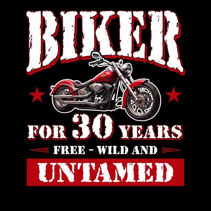 30 Geburtstag 1995 Motorradfahrer Motorrad