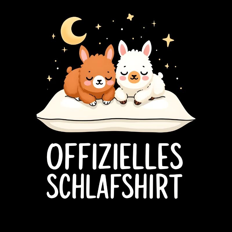 Official Sleep Shirt Alpacas Alpaca Pair