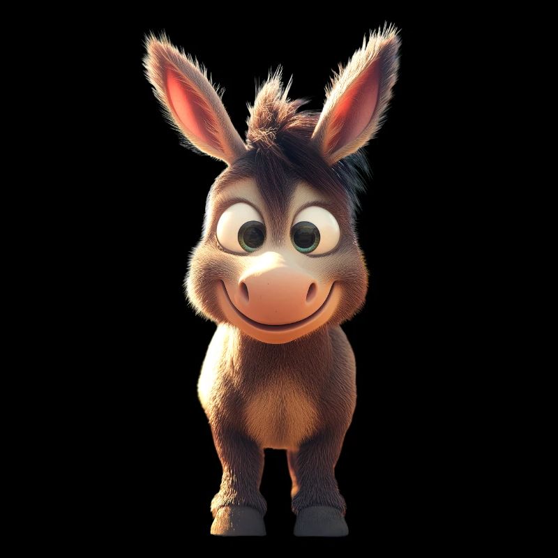 Esel Hausesel Donkey Reiten Stall Liebe Süßer Esel