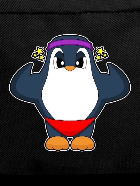 Penguin Bodybuilder Bodybuilding Sport