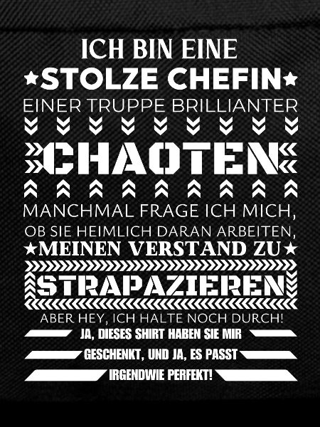 EINE STOLZE CHEFIN BRILLIANTER CHAOTEN