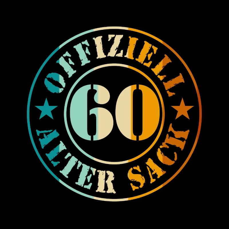 60th Birthday Men Man Old Sack 60 Years