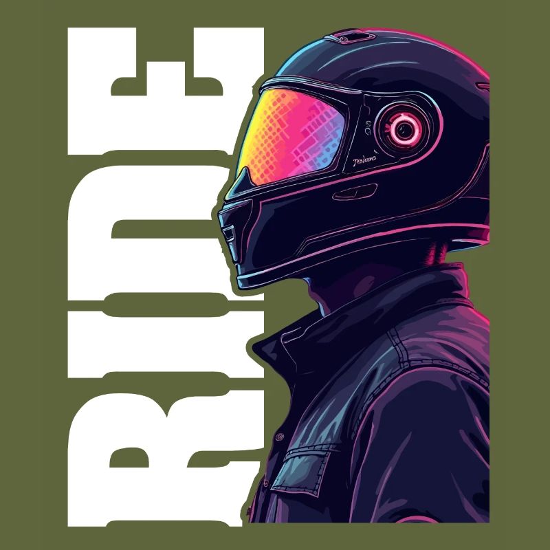 Cooles Motorradfahrer Biker Spruch Ride Design