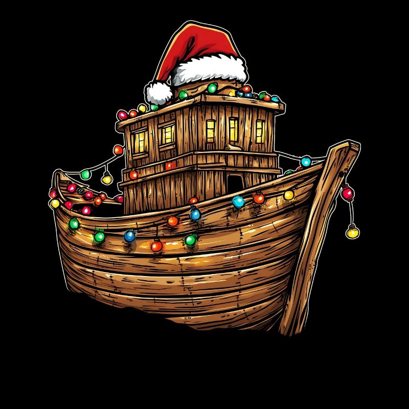Arche de Noé Chapeau de Noël Noël