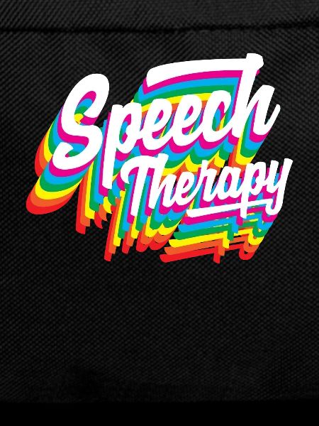 Speech Therapist Rainbow Design