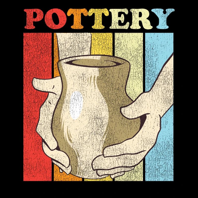 Pottery Ceramics Artist Retro