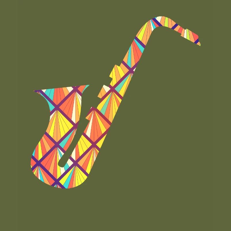 Saxophone Geometric