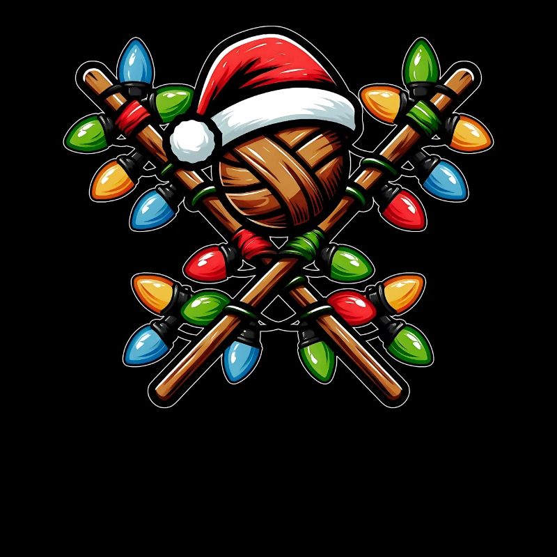 Stickball Santa Hat Xmas