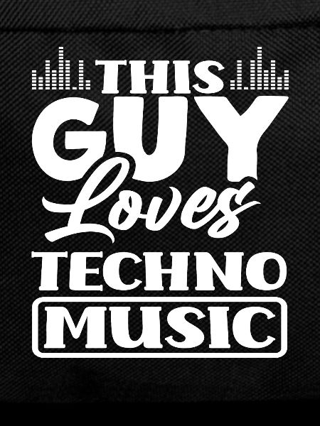 This guy loves techno music