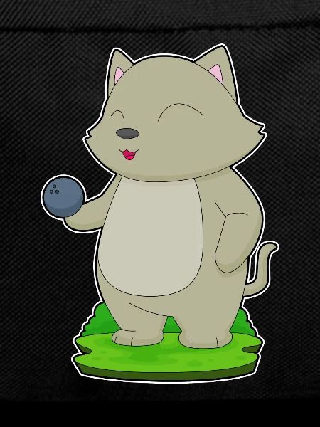 Cat Bowling Bowling Ball
