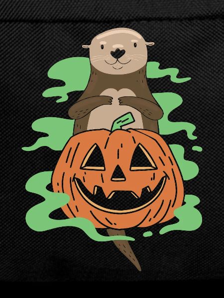 Otter Halloween Pumpkin