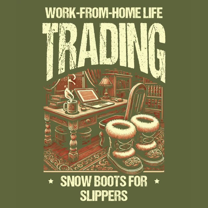 Work From Home Life Swap Snow Boots Slipper