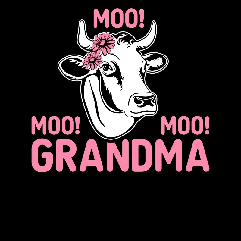 Funny Cow Cattle Heifer Moo Moo Granny