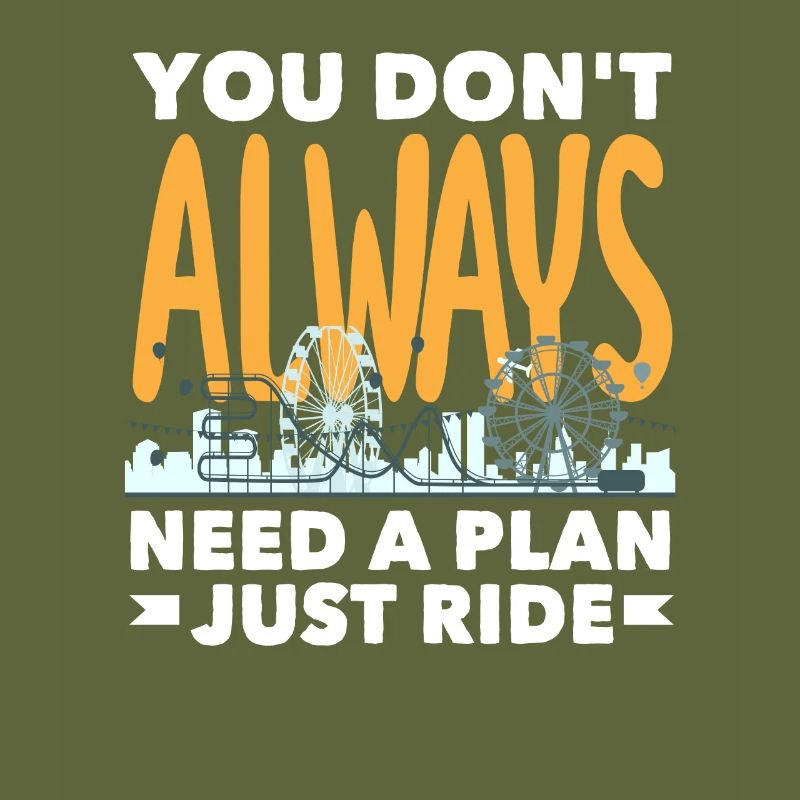 Roller coaster just start riding Plan not necessary