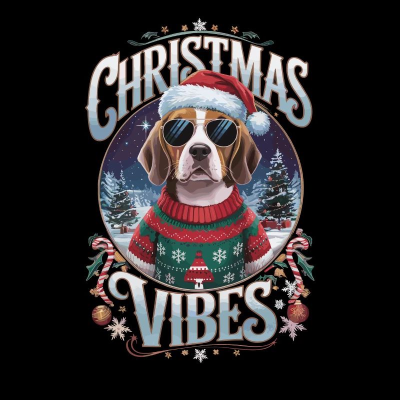 Beagle Christmas Vibes