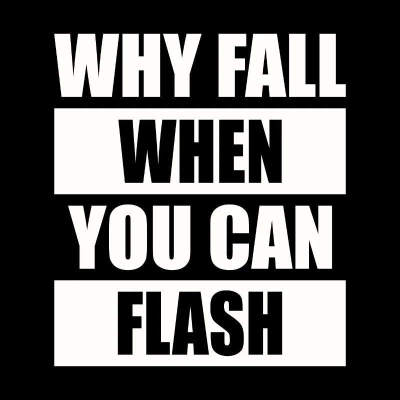 Why fall when you can flash boulderers