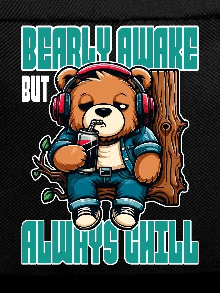 Bearly Awake - Funny Bear Design