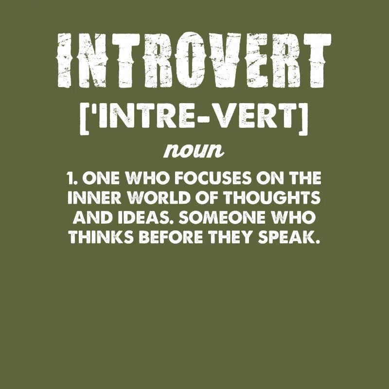 Introverti Définition Humour Déclaration