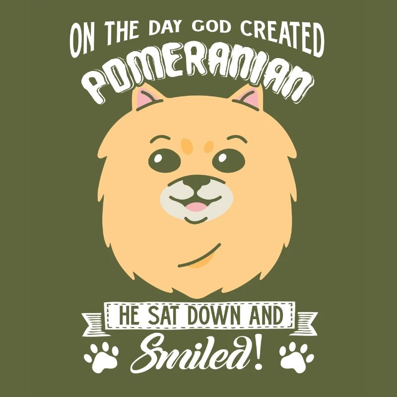 God Created Pomeranian