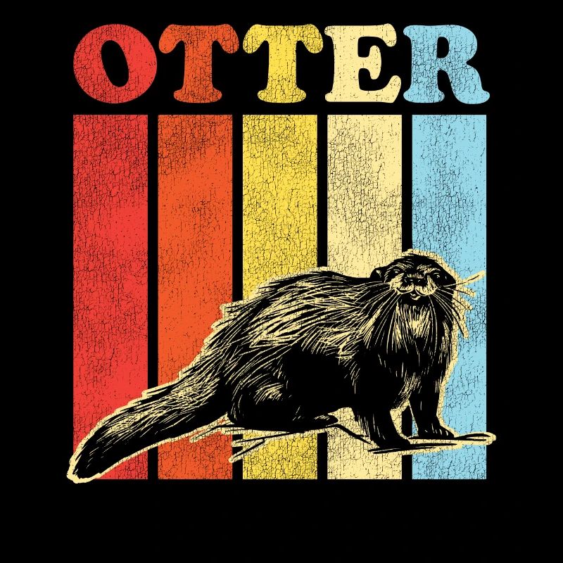 Otter Retro Vintage Otter