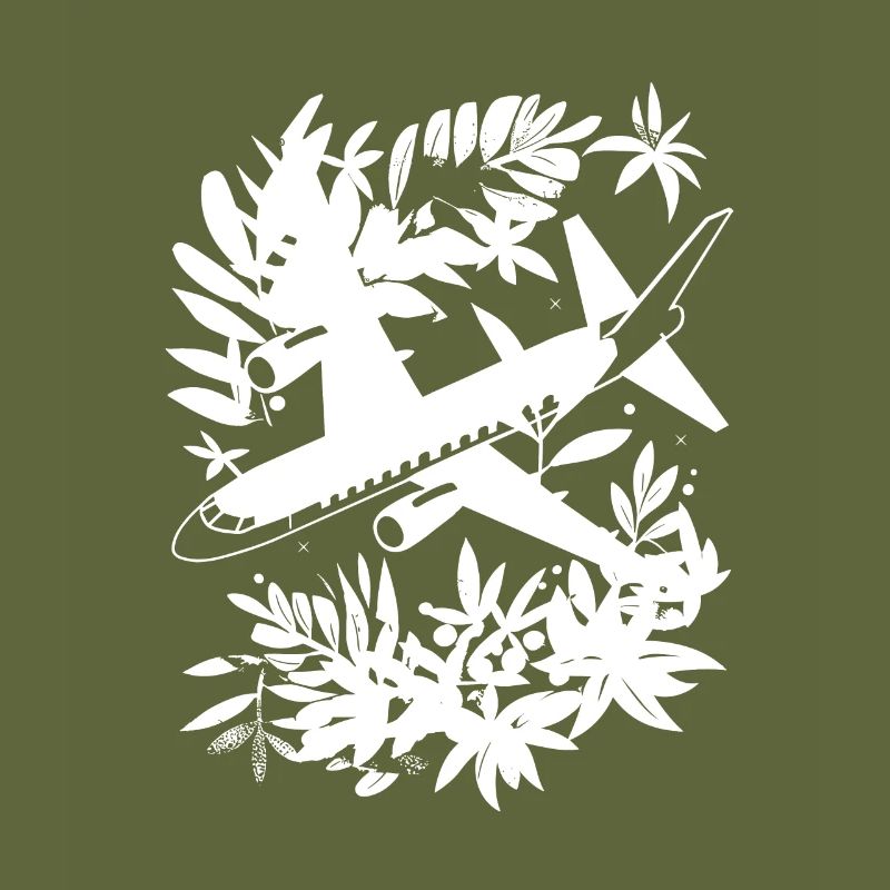 Airplane Comic Style