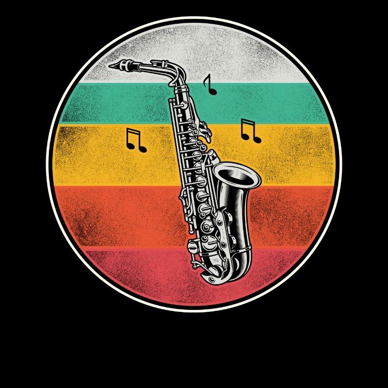 Saxophone Retro Vintage