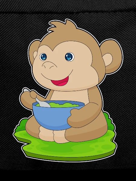 Monkey Cooking Bowl Cooking