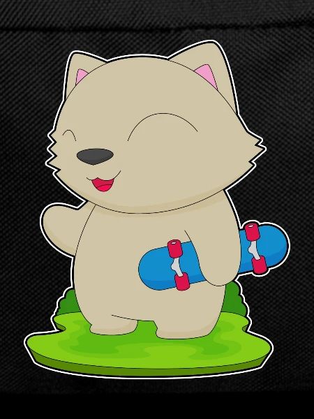 Cat Skater Skateboard