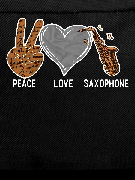 Saxophones Peace Love Saxophones