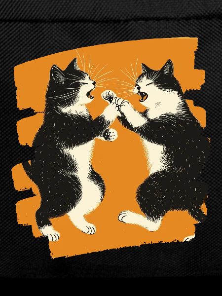 Japanese Cats Fight