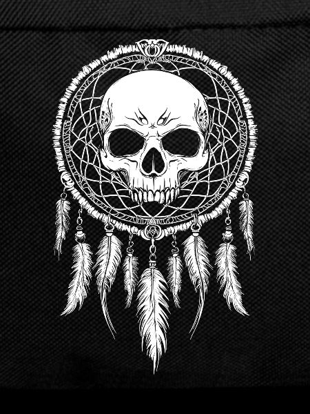 Skull Dreamcatcher Gothic Boho Skull Tribal