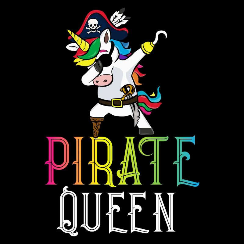 Pirate Queen Female Captain Pirate Skull