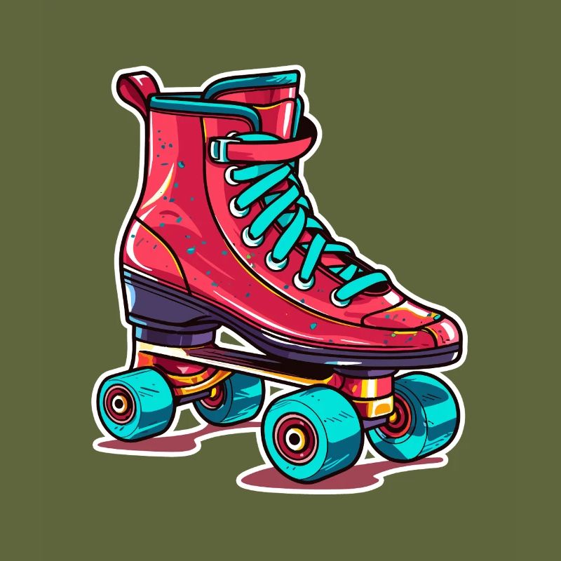Roller Skates Graphic