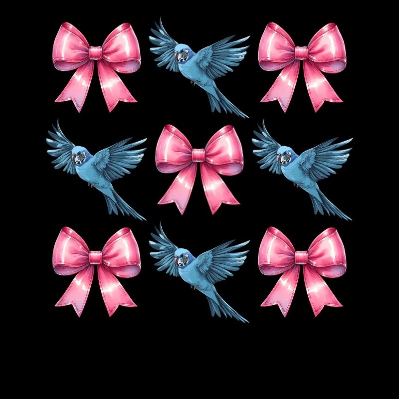 Coquette Bow Budgie Parakeet Parrot