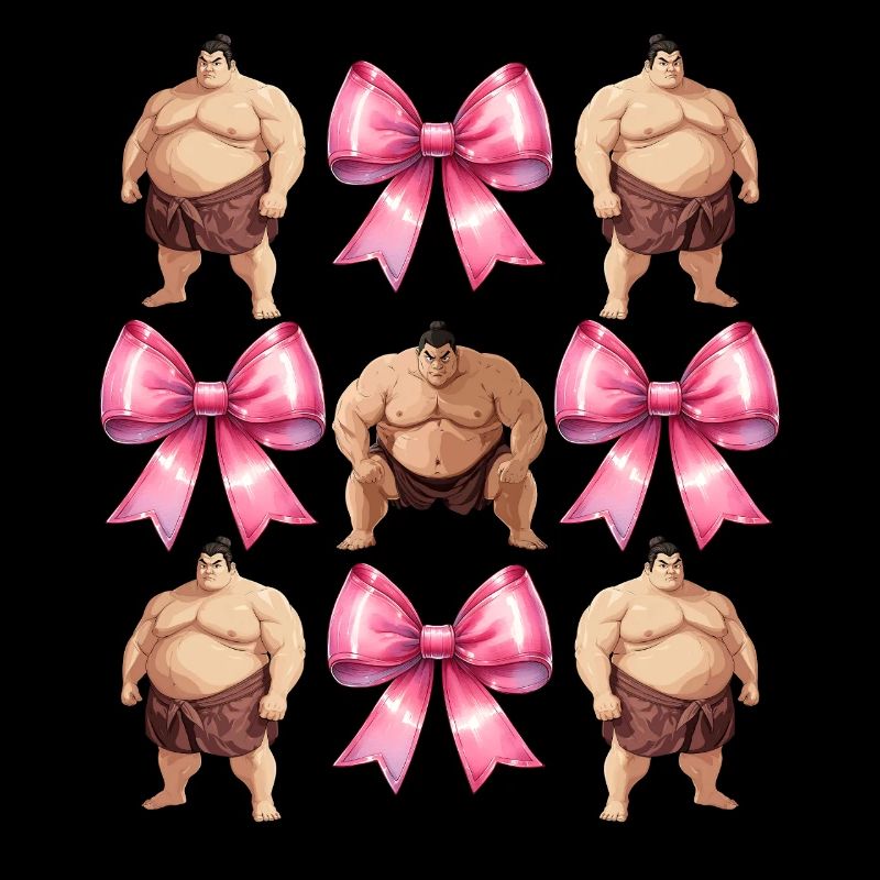 Kokette Bogen Sumo-Ringen Japanischer Sumo-Ringer