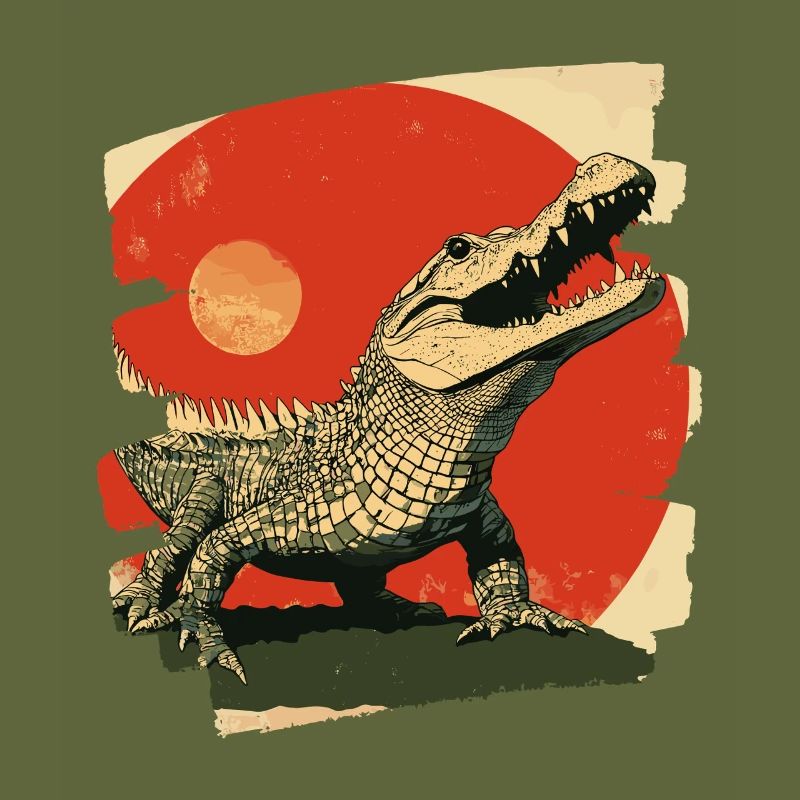 Crocodile Retro