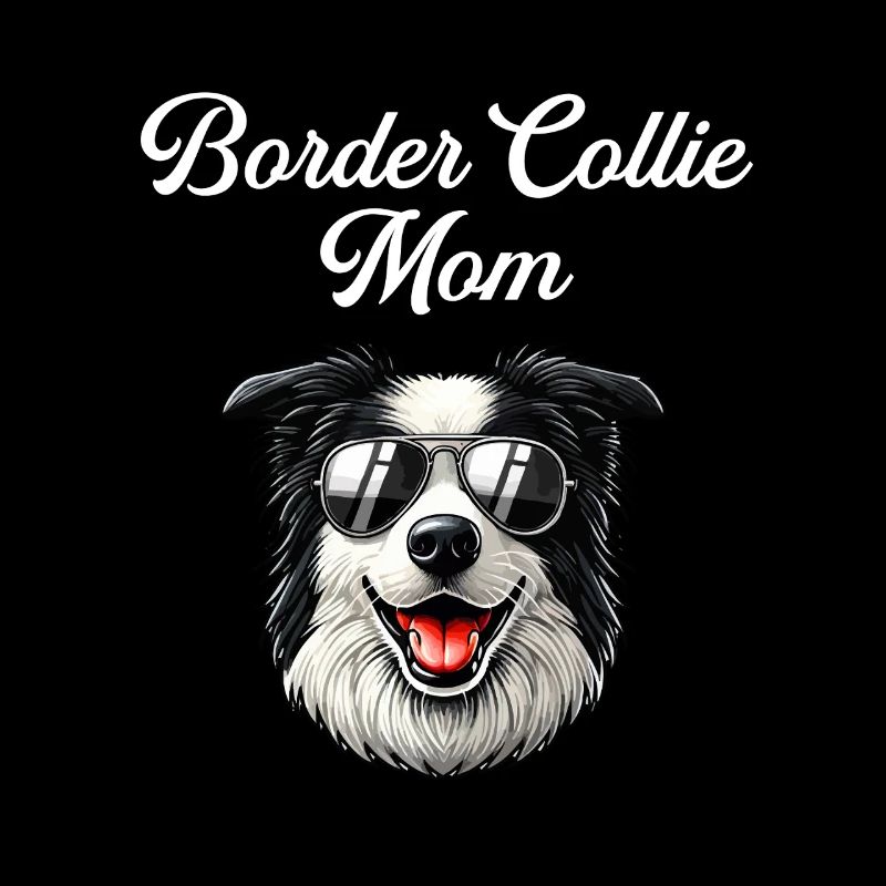 vintage Border Collie Dog