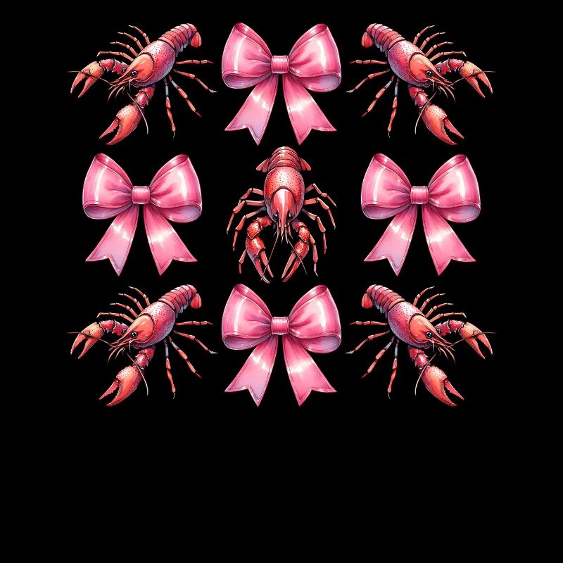 Coquette Bogen Langusten Flusskrebs Muttertag Rosa