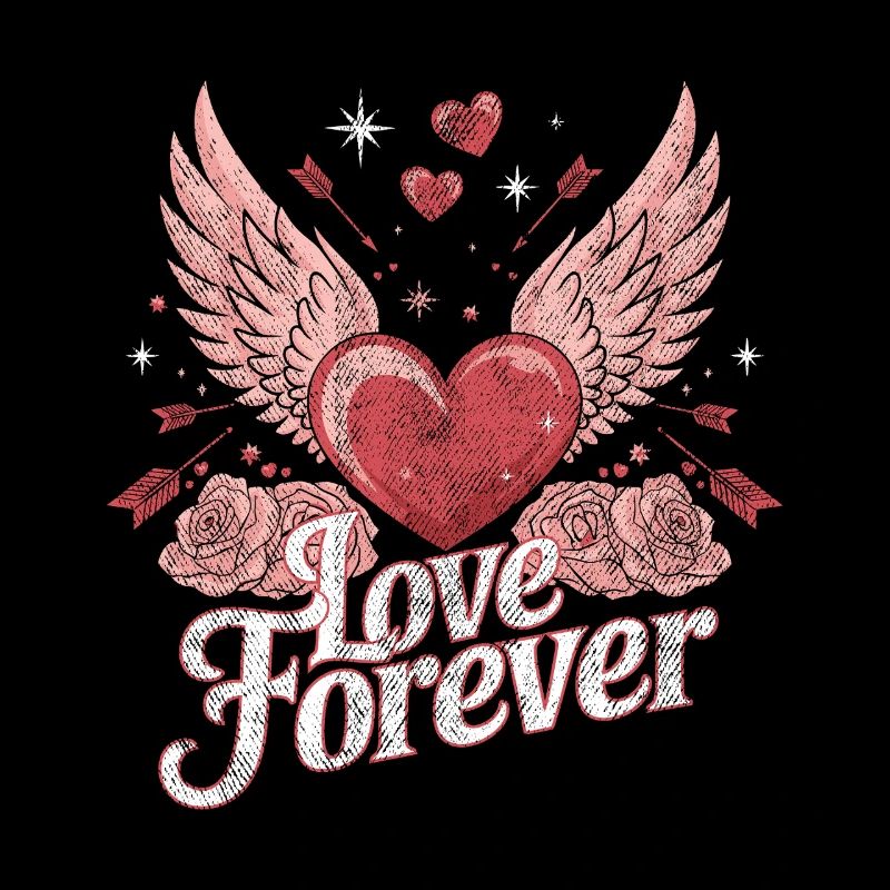 Love Forever – Romantisches Valentinstag Design