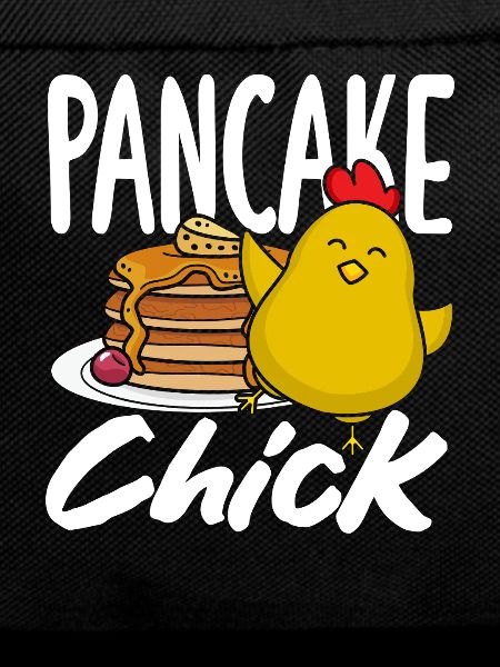 Pancake Chicks Funny Breakfast Delight